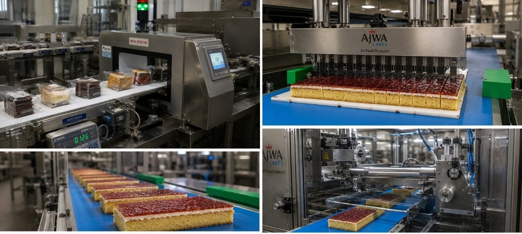 Hygienic Ajwa Cakes Factory Kitchen