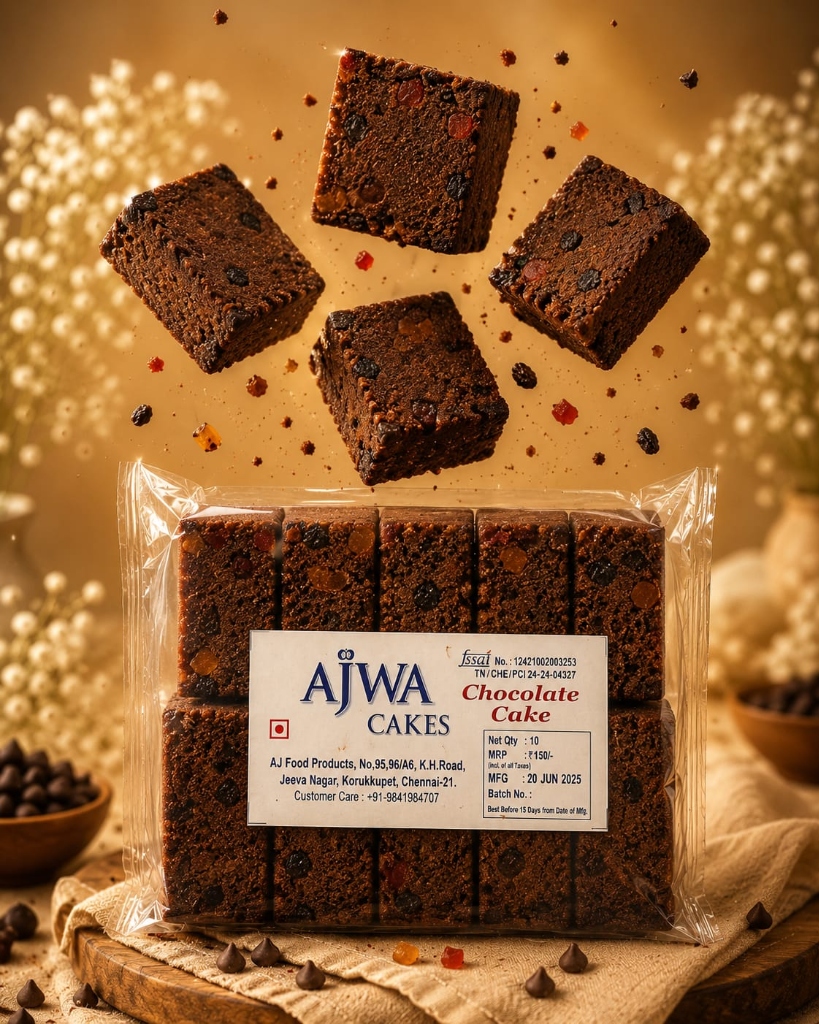 Ajwa Cakes Chocolate Fruit Cake