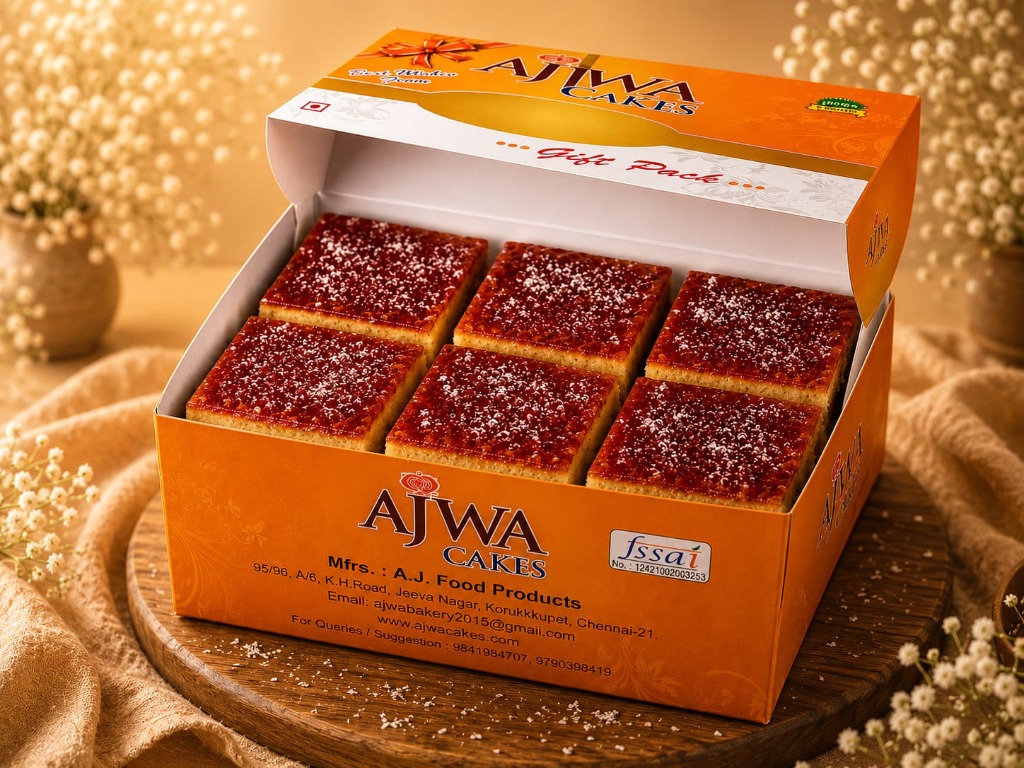 Ajwa Cakes Honey Cake (Gift Box)